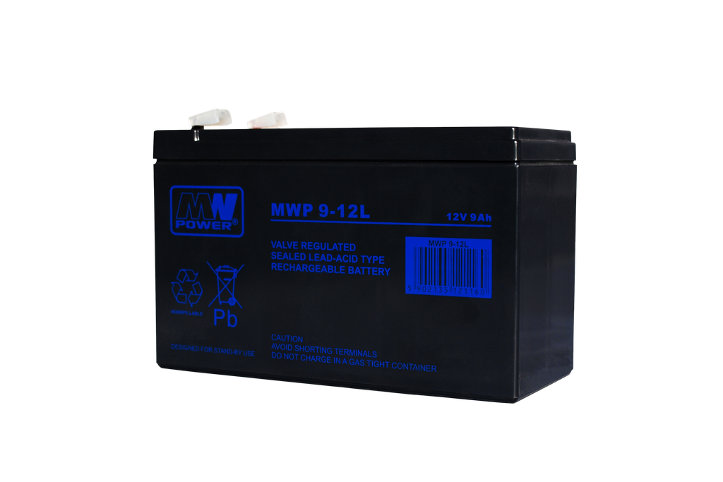 Pliiaku 12V 9AH Long Life (151/65/94mm), 6.35mm klemm