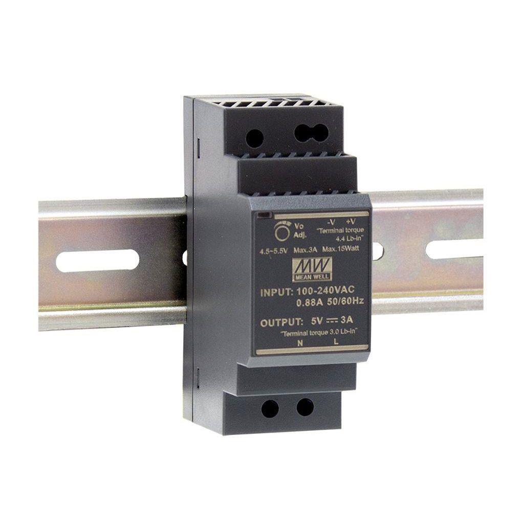 Toiteplokk DIN-liistule 36W 24V 1.5A -30 kuni 70C°