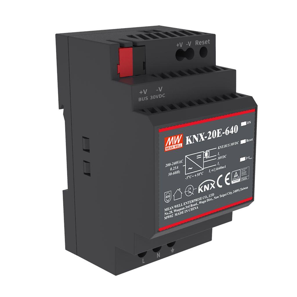 Toiteplokk DIN-liistule 20W 30V 0.64A