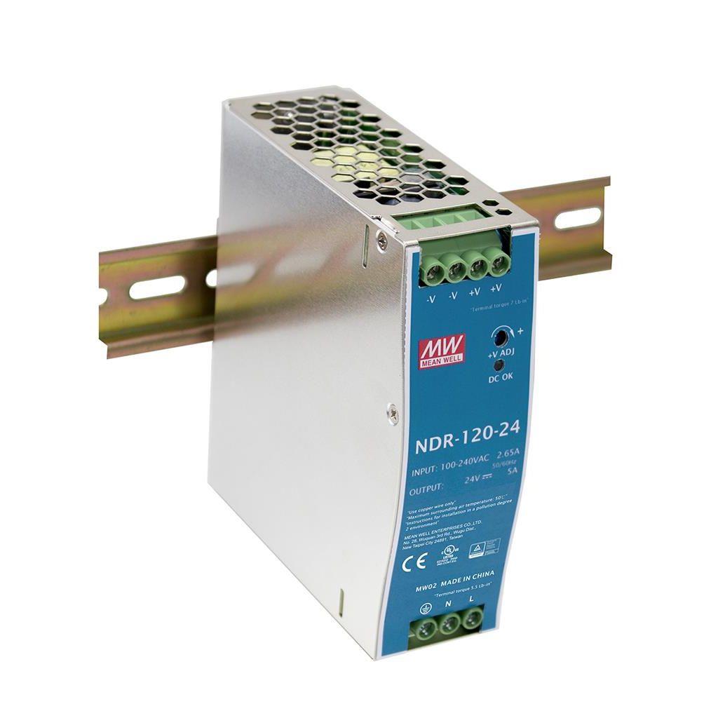Toiteplokk DIN-liistule 120W 12V 10A