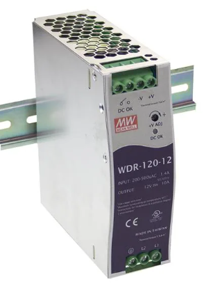 [WDR-120-12] Toiteplokk DIN-liistule 120W 12V 10A