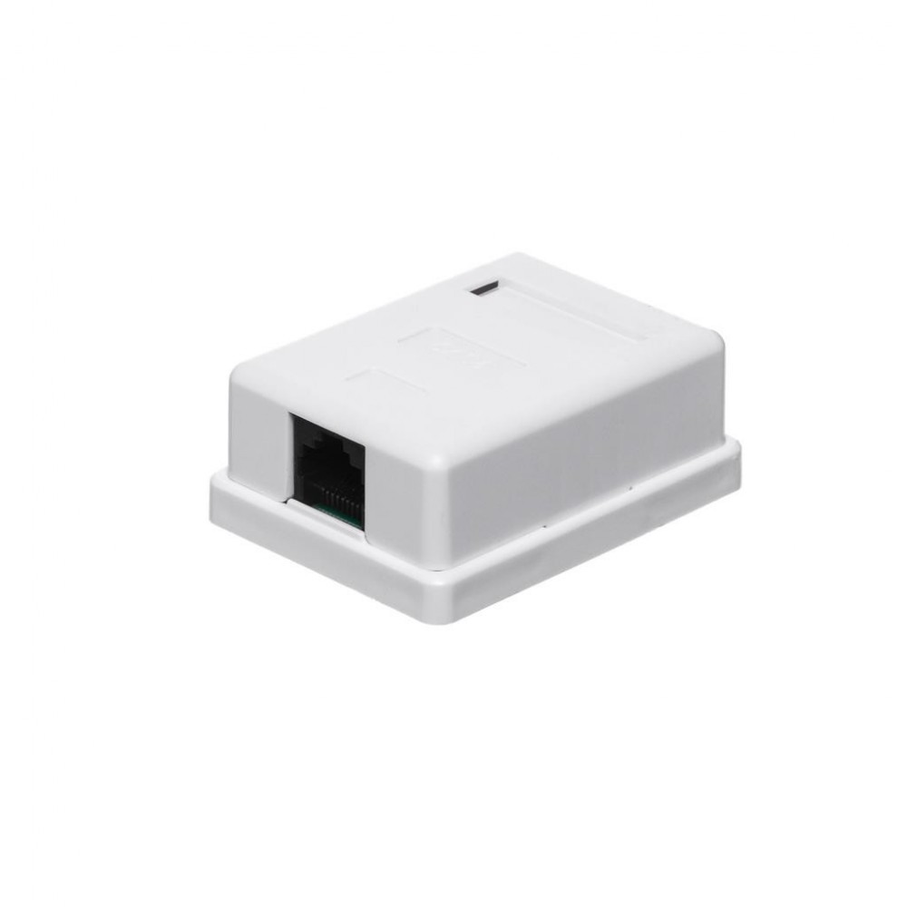 [106-20] Seinakarp Cat6 1-le RJ45 UTP Jack&Box
