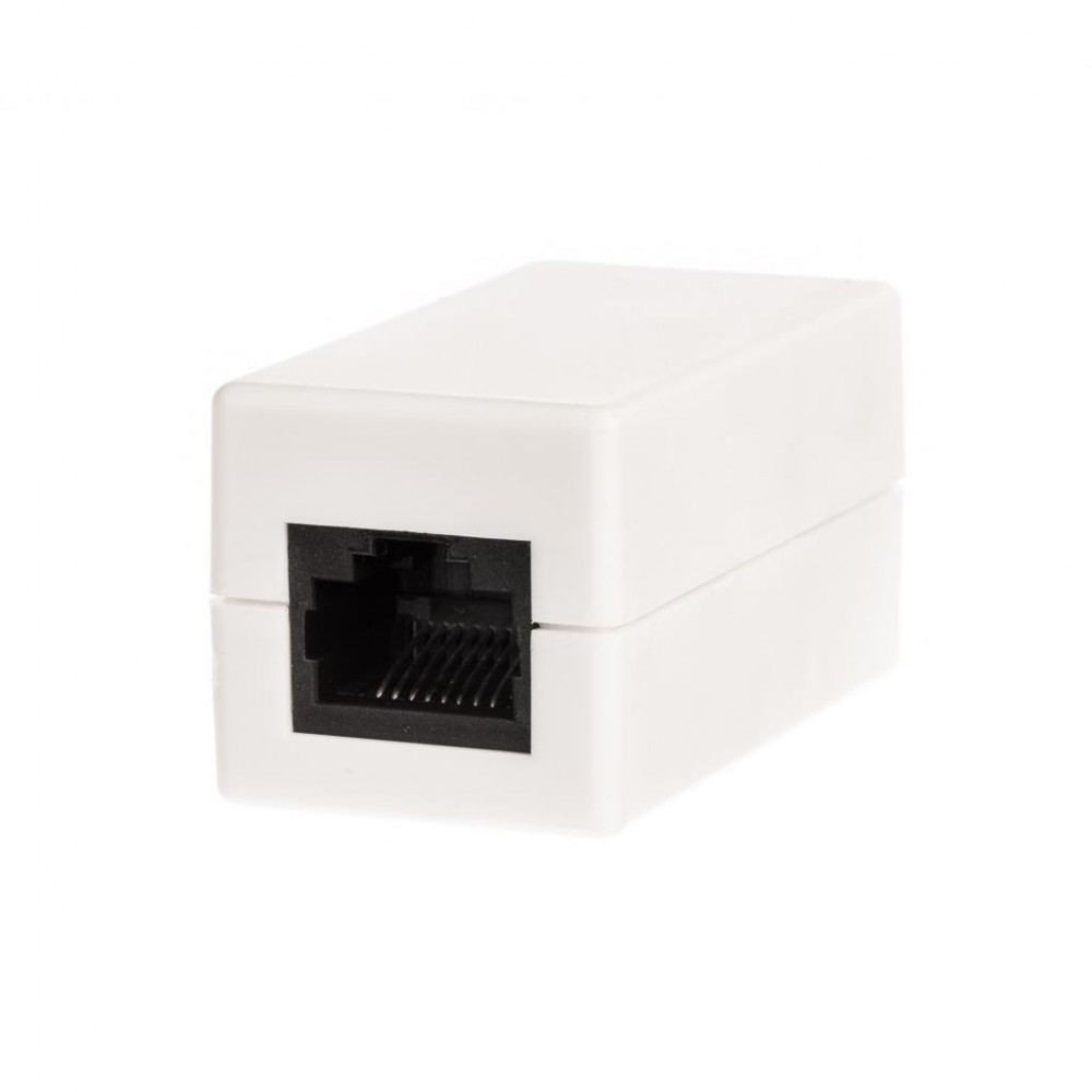 Jätkupesa RJ45 Cat5e varjestamata ,valge