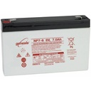 LEAD ACID BATTERY 6V 7Ah 151mm x 65mm x 100mm, 3-5 years