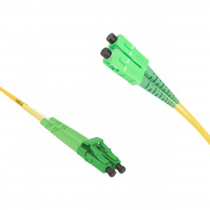 LC/APC - SC/APC Singlemode 9/125um Duplex Patch Cord 15m