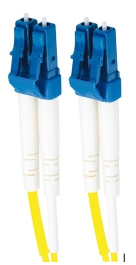 Enhanced LC - LC G.652D YELLOW LSZH 2F 2.0mm ZDPX 1M