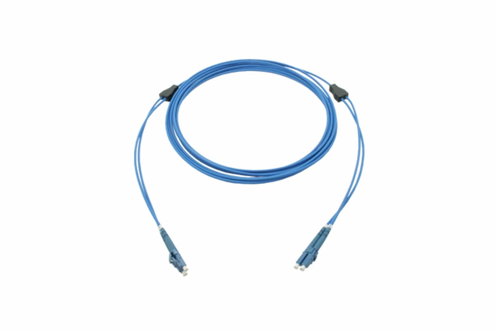 AFLHS Patchcord Enhanced LC - LC OM3 AQUA LSZH 2F 3.0mm ARM 10M