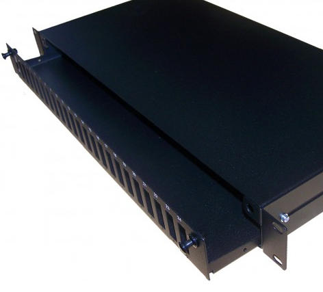 [S09XXX00-UB] Sliding Panel Black 24 Port (SCD/LCQ) UNLOADED