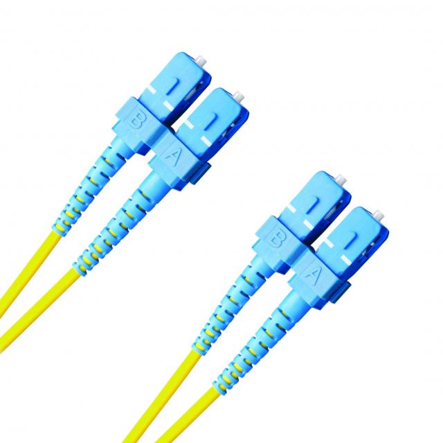 [P9AT2L9EDD-0000-M15] Enhanced SC - SC G.652D YELLOW LSZH 2F 3.0mm ZDPX 15M