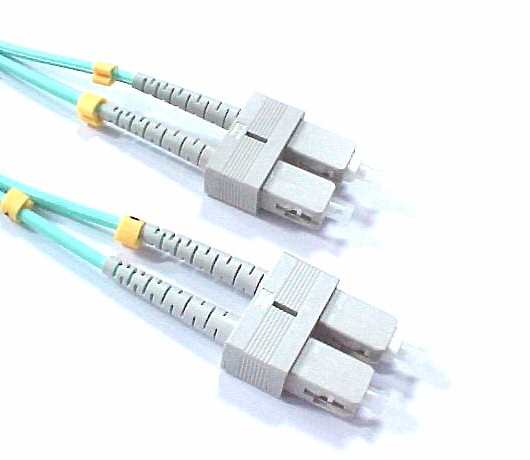 Enhanced SC - SC OM3 RBS AQUA LSZH 2F 3.0mm ZDPX 0.5M