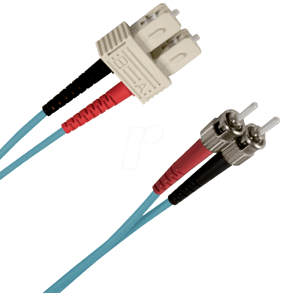 [P3AT2LCEDK-0000-M1] FO jätkukaabel multimode SC-ST duplex OM3 (50/125) 1.0m