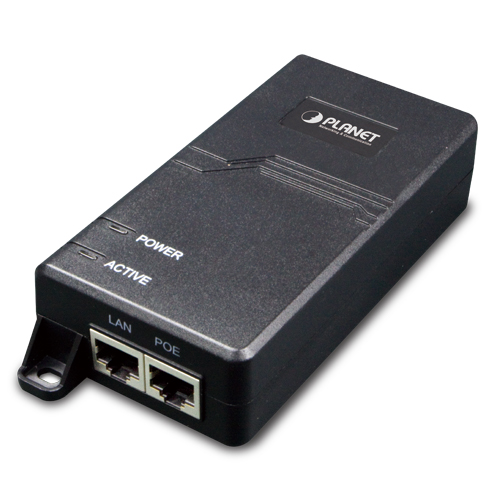Single Port 10/100/1000Mbps Ultra POE Injector (60 Watts) - w/internal power