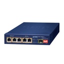 5-Port Hybrid PoE Solar PoE Switch with 1-Port 1000X SFP