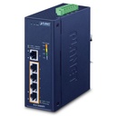Switch: 4 x 10/100/1000BaseT(X) PoE+, 1 x 10/100/1000BaseT(X), -40 kuni 75°C, mittemanageeritav, 120W budget