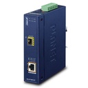 Tööstuslik PoE++ FO konverter: 1 x 10/100/1000Base-T <> 1 x 100/1000 SFP, -40 to 75 ºC