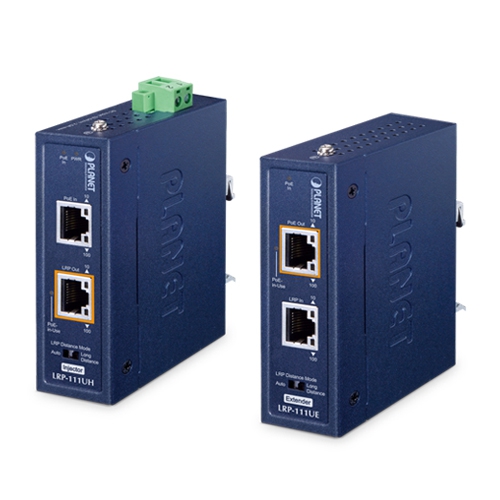 [LRP-111U-KIT] Tööstuslik PoE+ pikendaja 10/100Mbps, kuni 800m, komplekt, -40°C kuni 75°C