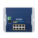 Industrial L2+ 8-Port 10/100/1000T 802.3at PoE + 2-Port 1G/2.5G SFP Wall-mount Managed Switch