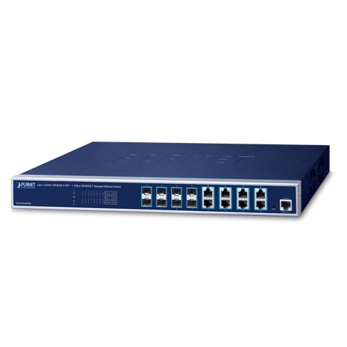 [XGS-6320-8X8TR] Switch: 8 x 100/2.5G/5G/10GBASE-T, 8 x SFP+, 1 x RJ-45 console, Layer 3
