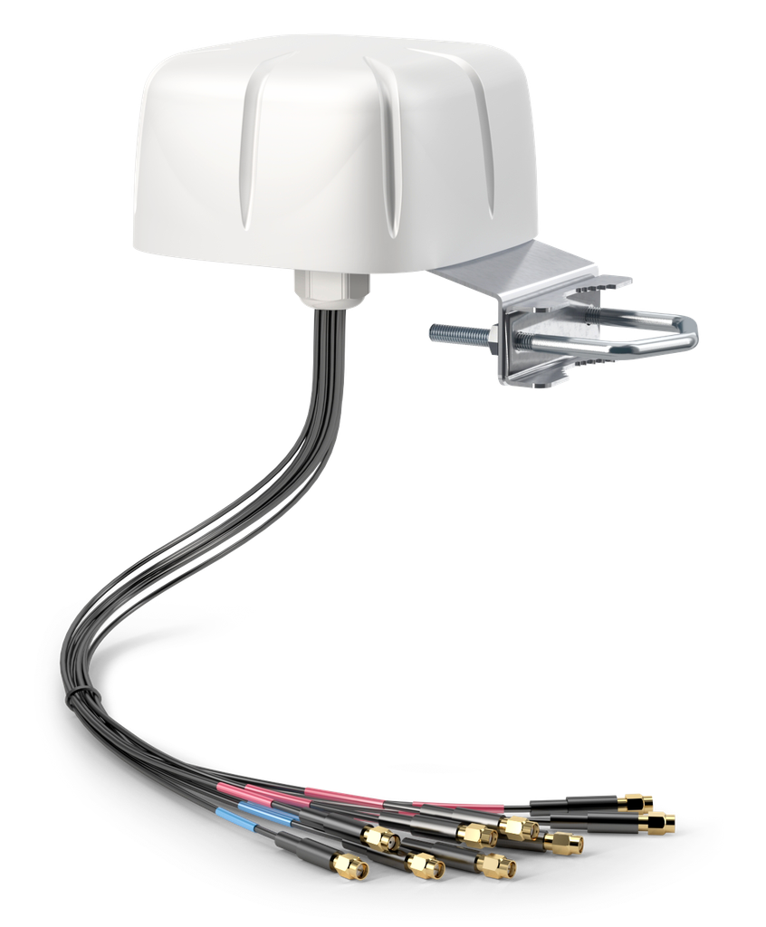QuShell 26G Low profile, mobility antenna - 2x5G/LTE, 6xWi-Fi, 1xGPS