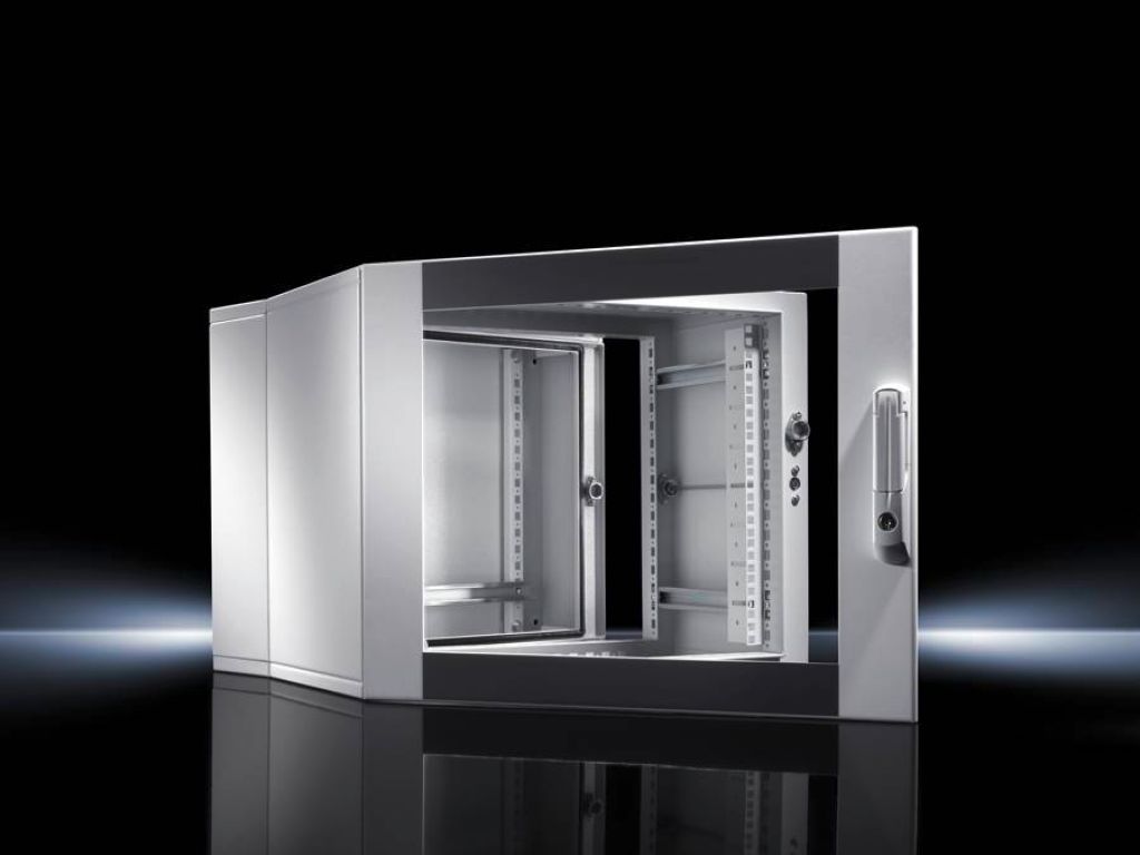 Seinakapp EL 3-osaline 345x600x473mm k,l,s 6U klaasuks IP55