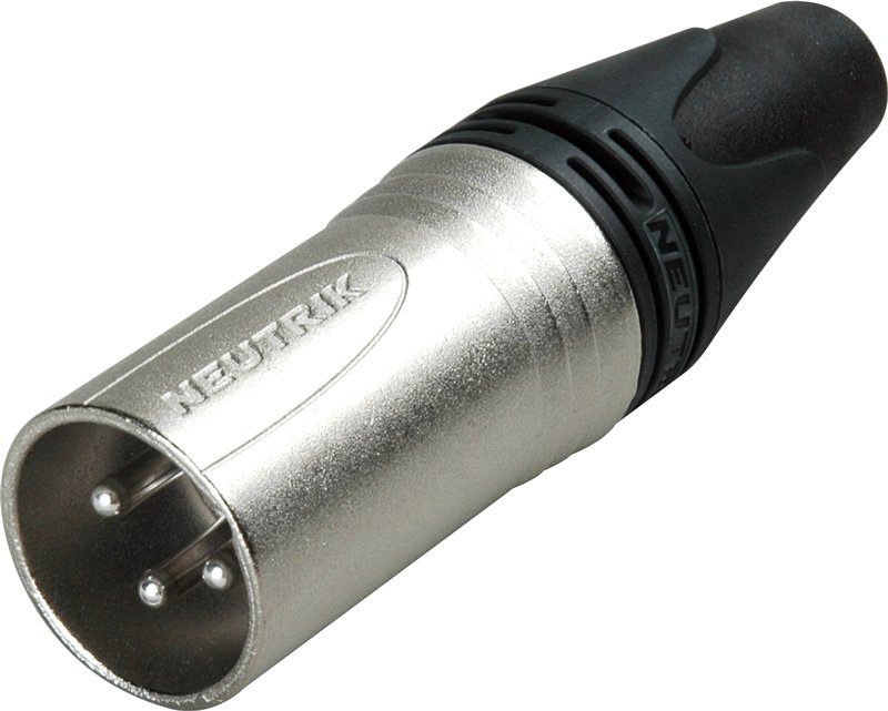 [NC3MXX] XLR 3 pistik kaablile, läikiv NC3MXX ų3,5-8,0mm