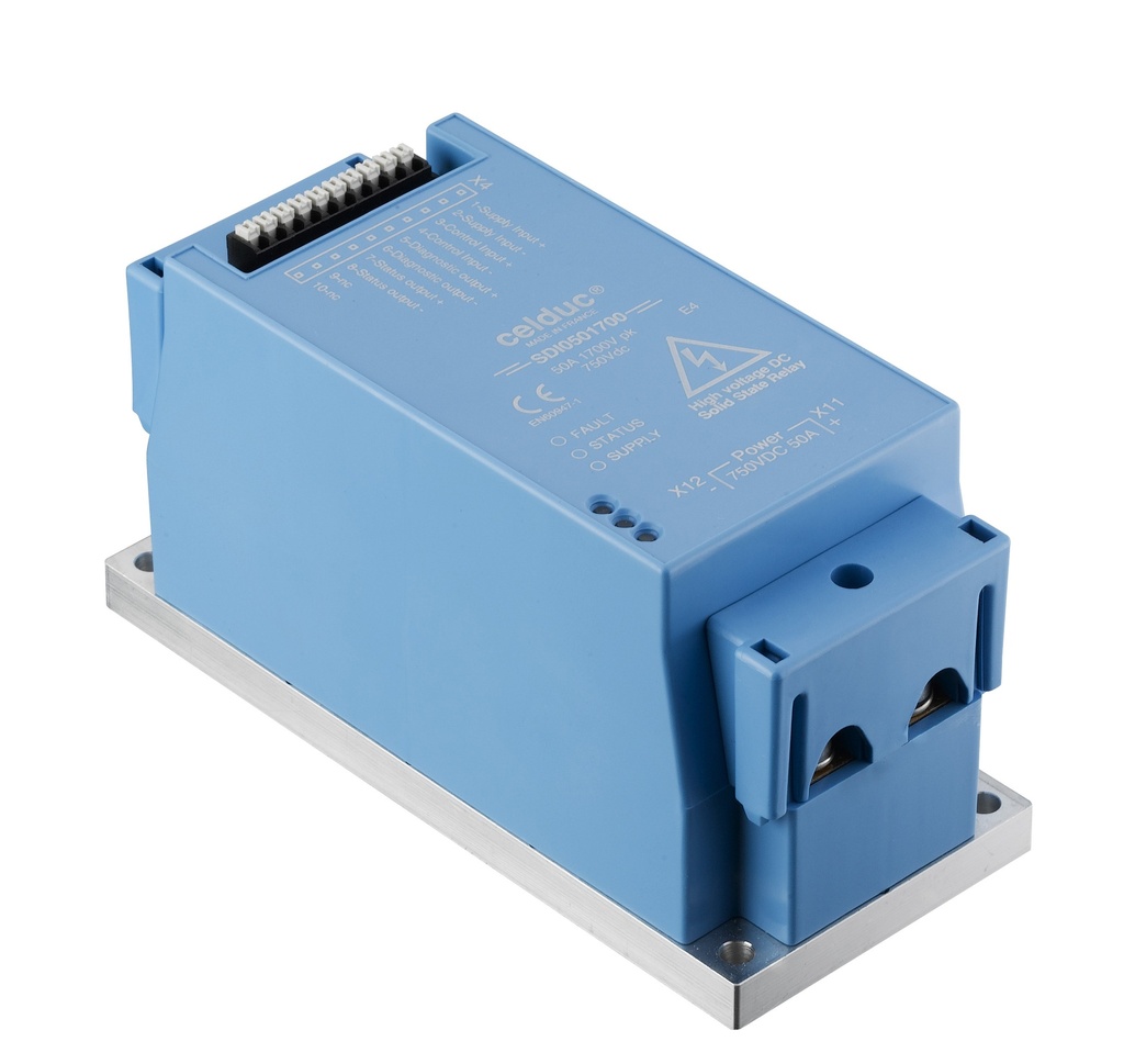 [SDI0501700] SSR 50A - 1700VDC - CTRL 24-48VDC