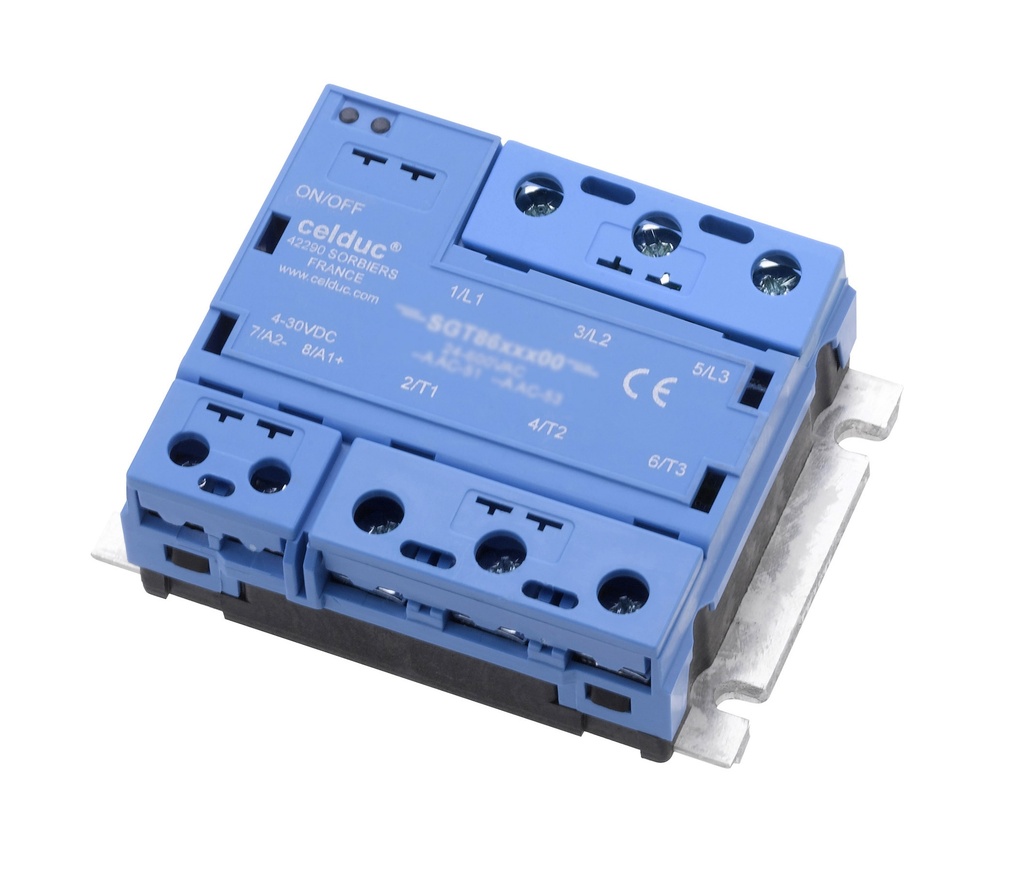 NZC THREE PHASE SSR 2X50A/24-520VAC/CTRL 4-30VDC