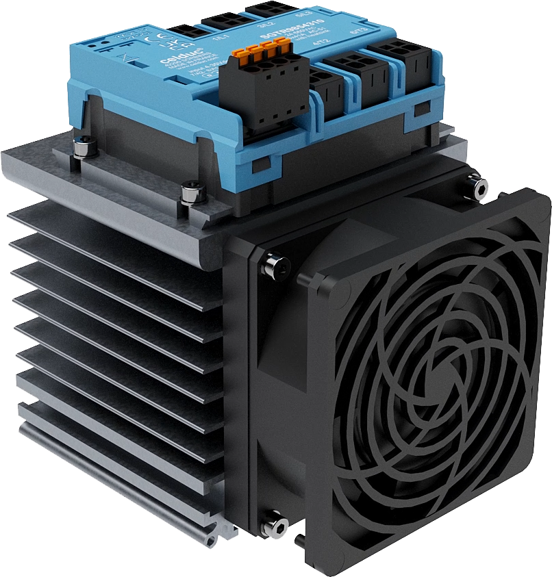 [SGTR9854310-WF031] ZC 3-faasiline Pooljuhtrelee (SSR) 3X41A/24-660VAC/TVS/Juhtimispinge 4-30VDC/IC regulaator