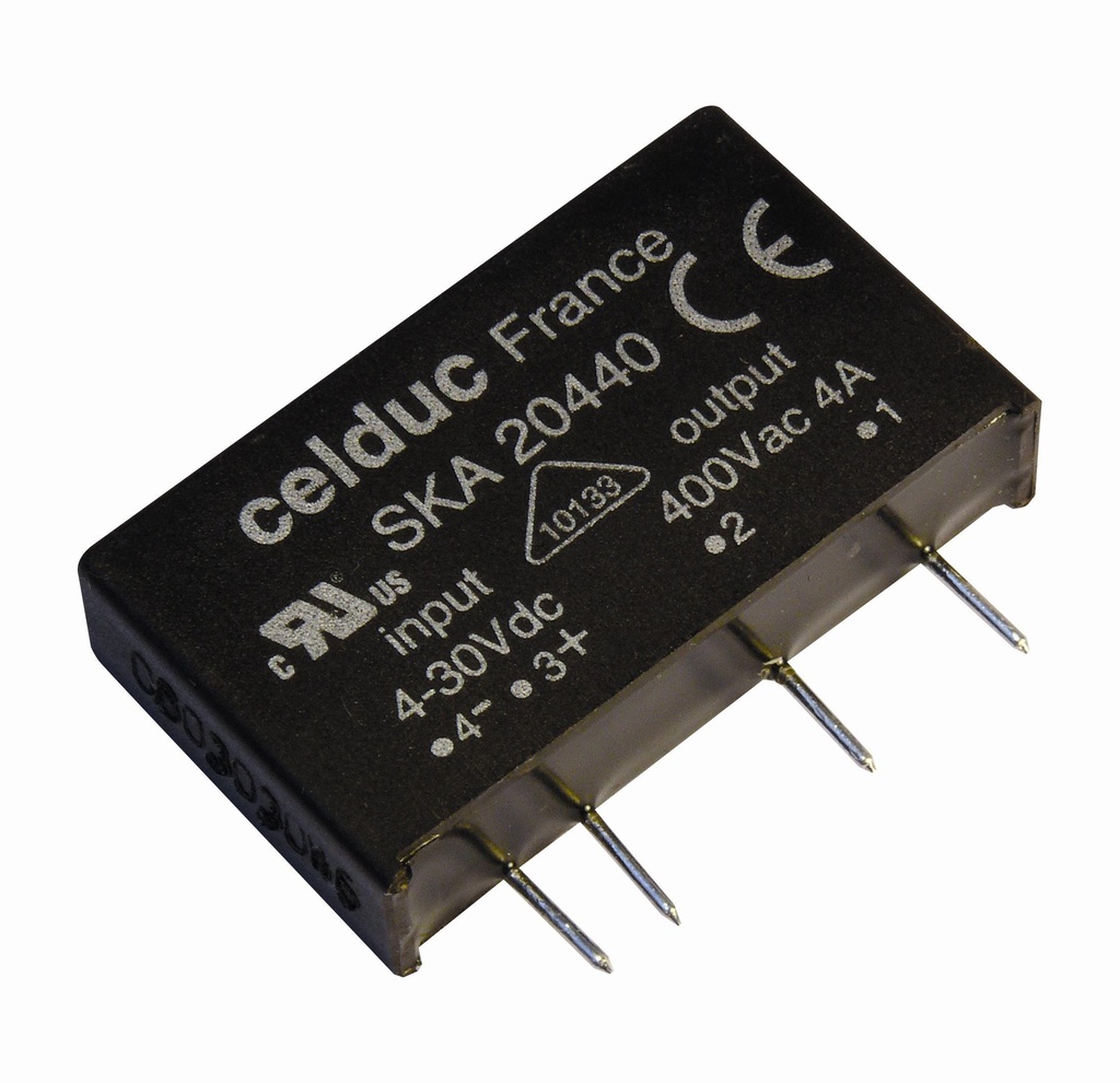 Pooljuhtrelee (SSR) 5A/400VAC/Juhtimispinge 3-10V/LED
