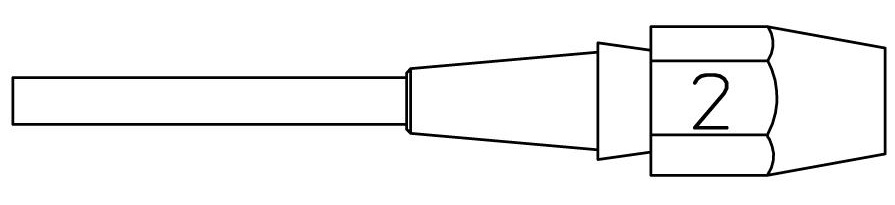 [XDSL2] XDSL 2 DESOLDER TIP 3.0X5.3 L 10.5MM