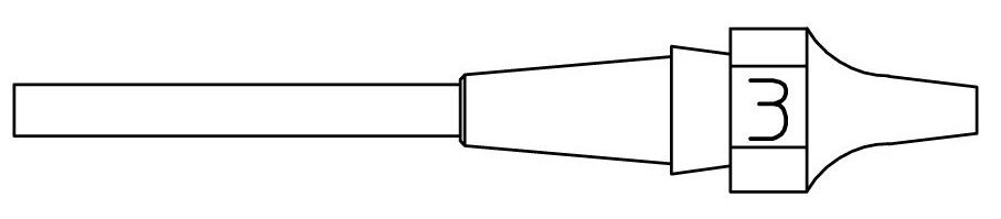 [XDSL3] XDSL 3 DESOLDER TIP 1.0X2.3 L 10.5MM