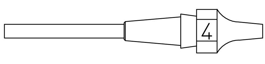 [XDSL4] XDSL 4 DESOLDER TIP 1.2X2.5 L 10.5MM