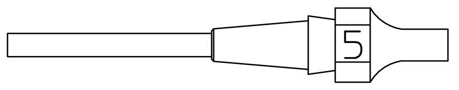 [XDSL5] XDSL 5 DESOLDER TIP 1.8X3.3 L 10.5MM