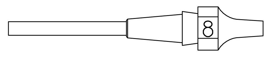 [T0051326699] XDSL 8 DESOLDER TIP 1.5X2.9 L 10.5MM