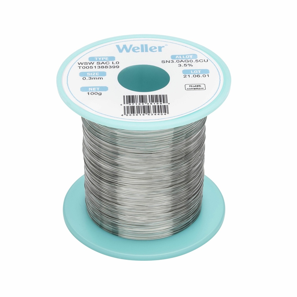 [T0051388399] WSW SAC L0 SOLDER WIRE 0.3MM, 100G