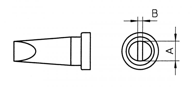 Kolviots LT-DLL  lapik 4,6x0,8mm WP80,WSP80,FE75,raud