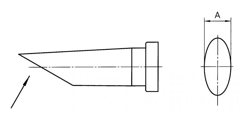 LT DD 45 SOLDERING TIP 4.6 MM