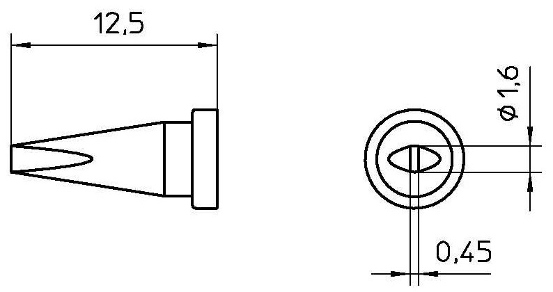 Kolviots LT ASL Slimlinelapik 1.6X0.45MM, WP80
