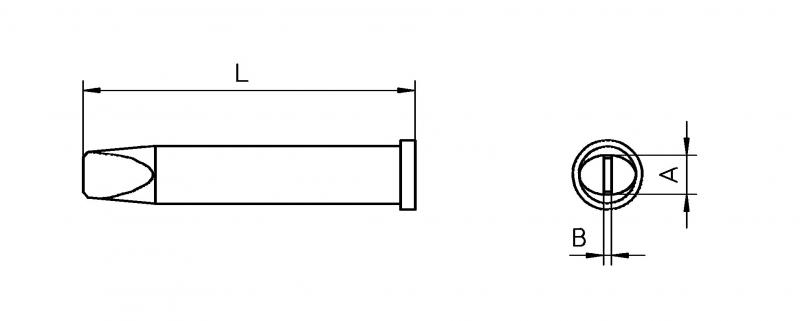 Kolviots XT-DL lapik 4,6x0,8mm
