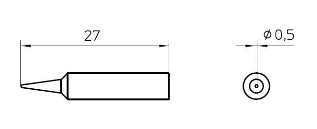 Kolviots XNT 1 ümar 0,5mm
