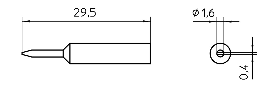 [XNT-6] XNT 6 SOLDERING TIP 1,6MM
