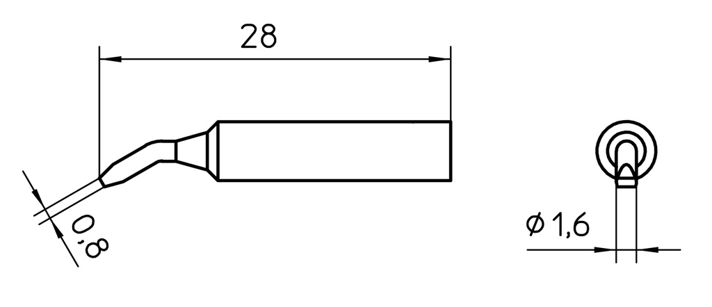 [WEL.XNT-AX] XNT AX SOLDERING TIP 1.6MM