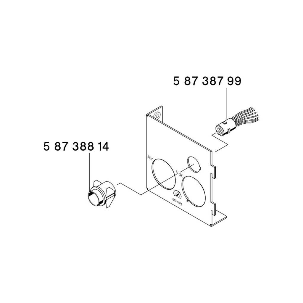 Varuosa. HOUSING FOR SOCKET Ø13.0 (3)