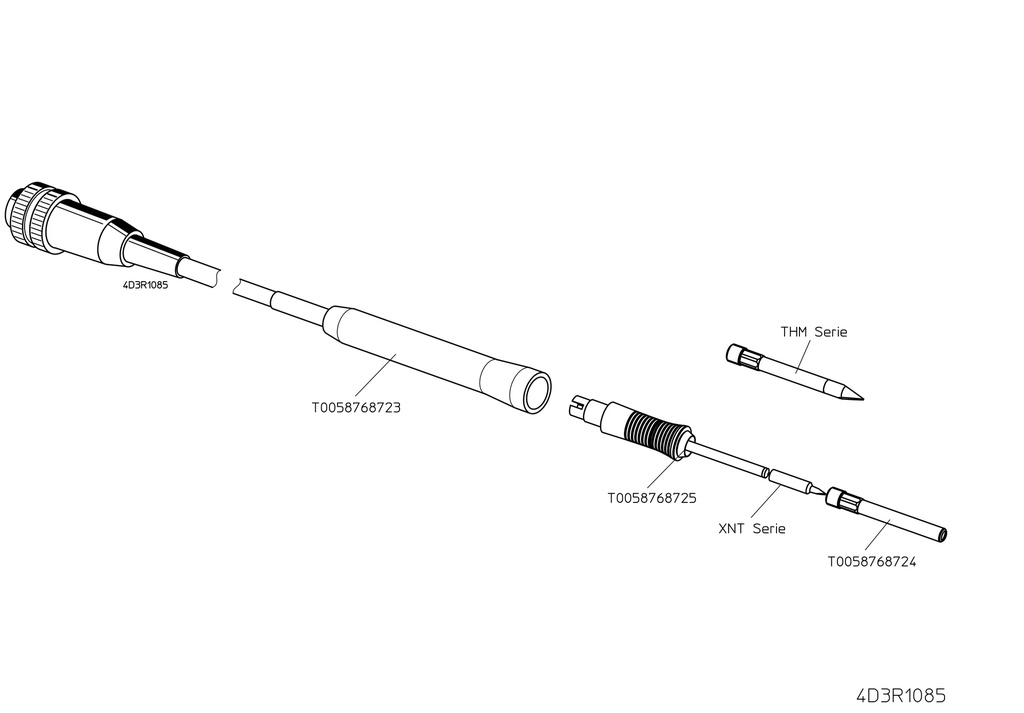 Varuosa. HAND PIECE WTP 90 REPLACEMENT
