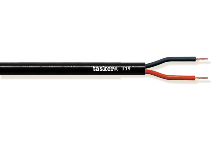 Kõlarikaabel 2x0.75mm², must OFC 100m/rull