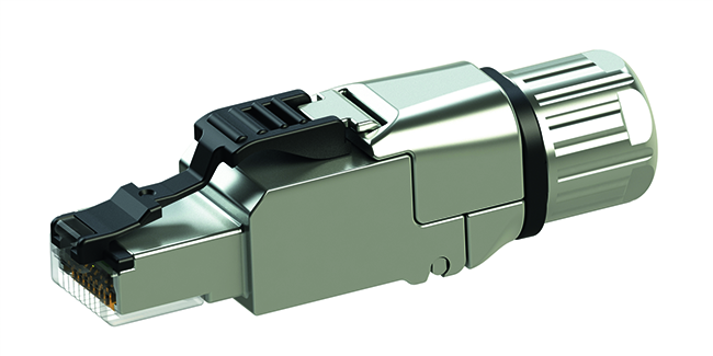 [J00026A5007] Modularpistik RJ45 Cat8.1 ühekiulisele/mitmekiulisele, 24-27 AWG, tööriistavaba, metallist