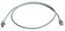 Patch cord S/FTP Cat6a (ISO/IEC), 2m MP8 FS500, LSZH, grey, 1:1