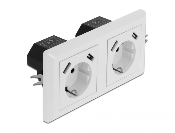 [11475] Süvistatav seinapesa 2-ne 4xUSB-A 2.8A
