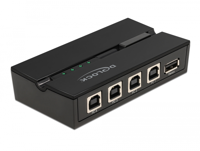 USB 3.0 switch 4-le arvutile (1USB seade - 4 kasutajat)