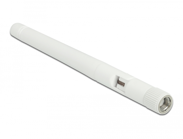 Ringantenn: 2 dBi WLAN 802.11 b/g/n, sisetingimustele, valge, rp-sma